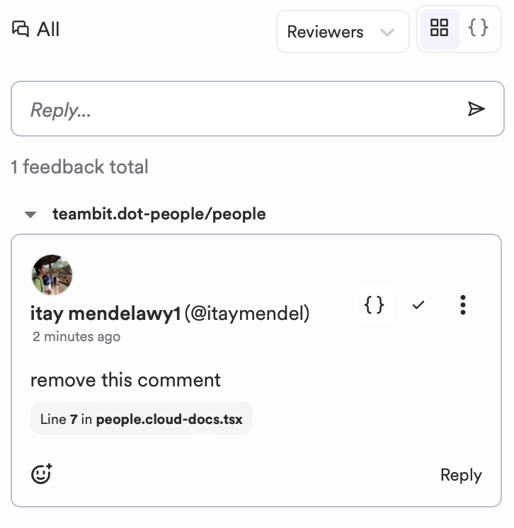 Review comments