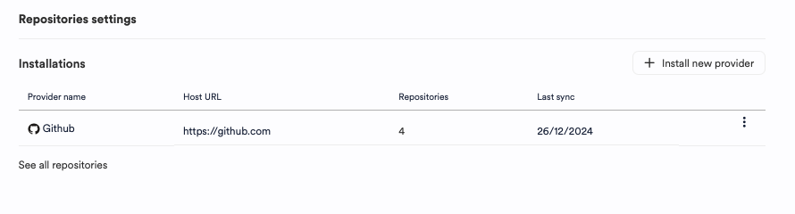 Git integrated