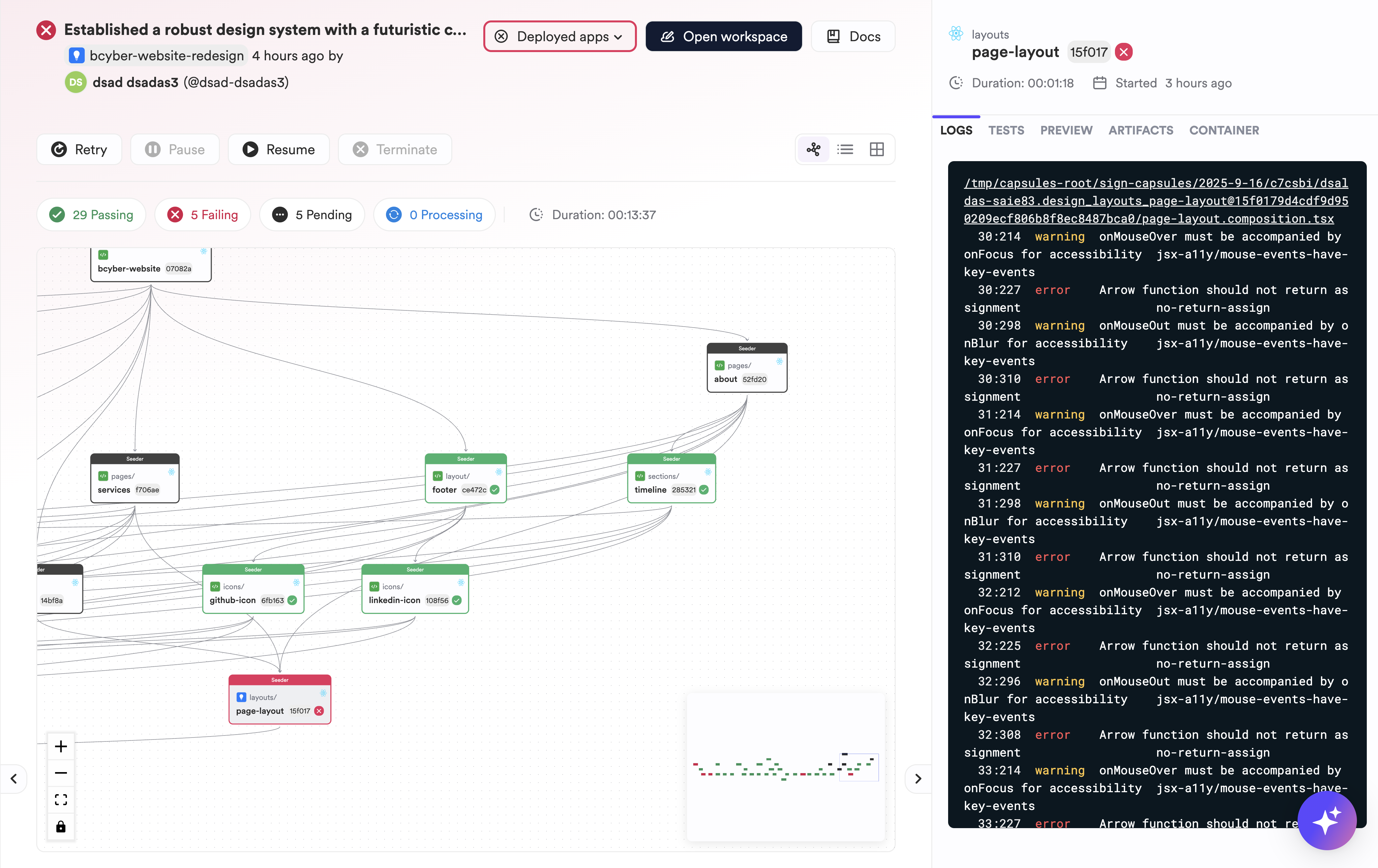 Import to local environment